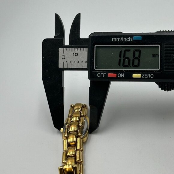 Pulsar Watch Women Gold Tone Rectangle 16MM Dial V400-X008 Quartz New Battery - Picture 13 of 14